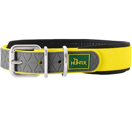 Hunter Collar Convenience comfort 65cm/25mm, Neonyellow