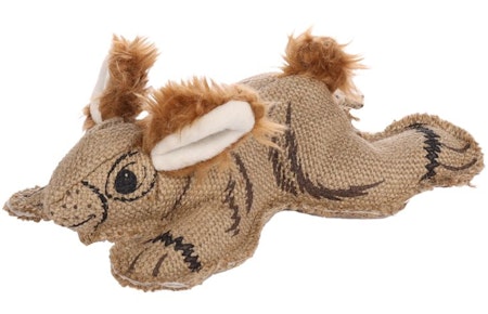 Hundeleke Nada kanin brun - 15cm L x 25.5cm W x 11.5cm H