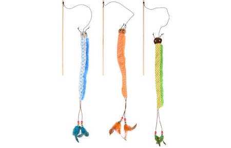 Katteleke Kirk Cat Dangler Caterpilar ass. farger