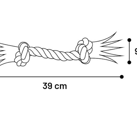 Bomull bein 2knuter mint/hvit/grå XL