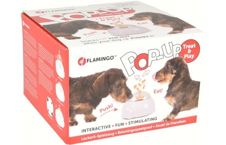 Pop-Up Treat Toy 20x18x11,5cm hvit