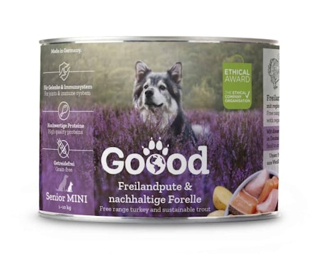 Goood Boksemat Mini Senior Kalkun & Ørret 200G