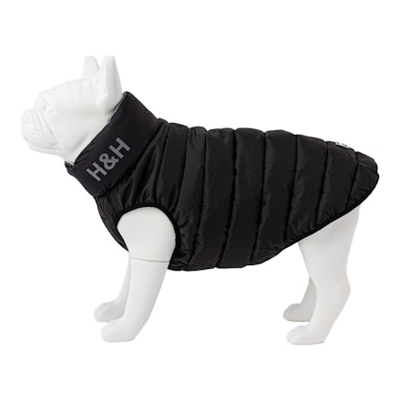 Hugo & Hudson Black and Grey vendbar boble jakke str. XS25