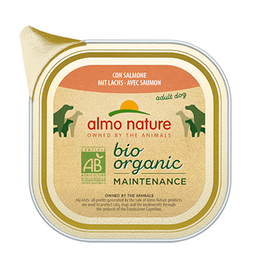 Salmon 300gr, Bio Organic Dog Almo Nature