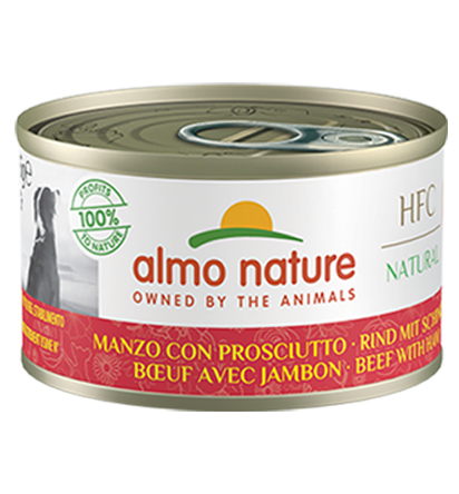 Natural - Beef with Ham 95g, Almo Nature HFC DOG
