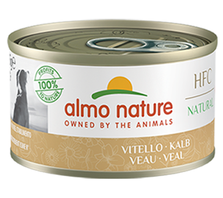 Natural - Veal (Kalv) 95g, Almo Nature HFC DOG