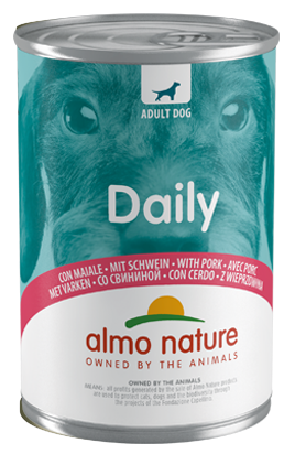 Daily Dogs med Svin 400gr, Almo Nature