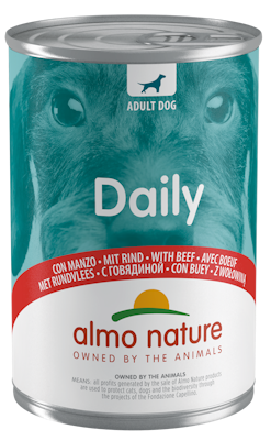 Daily Dogs med Okse 400gr, Almo Nature