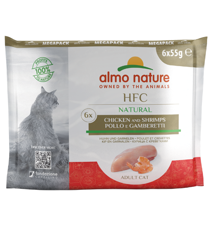 Value Pack Chicken and Shrimps (6 x pouches) Almo Nature