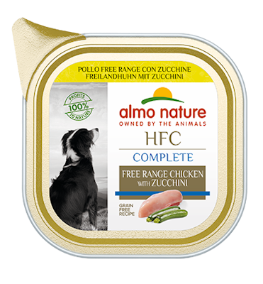 Almo Nature HFC Complete Dog frittgående Kylling og Squash 85g pate