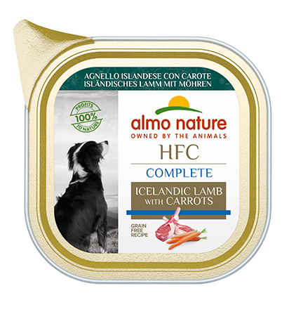 Almo Nature HFC Dog Complete Islandsk Lam med gulrot 85g pate