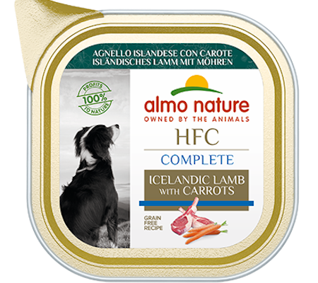 Almo Nature HFC Dog Complete Islandsk Lam med gulrot 85g pate