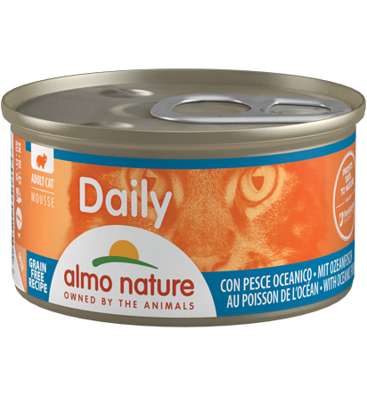 Daily Cats Mousse med Havfisk 85gr, Almo Nature