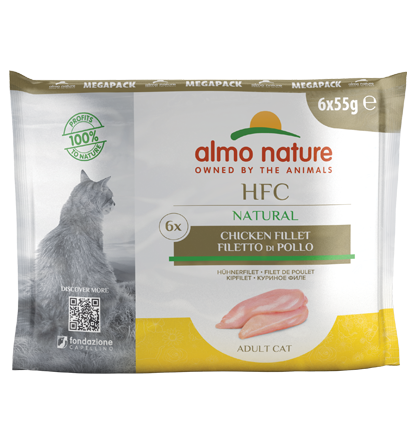 Value Pack (Chicken Fillet 6 x pouches) Almo Nature