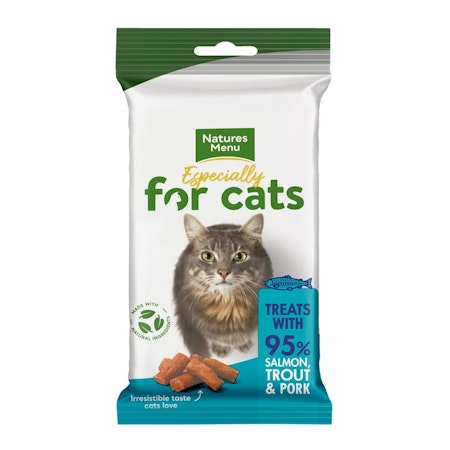 Natures Menu snacks katt laks og ørret 60g
