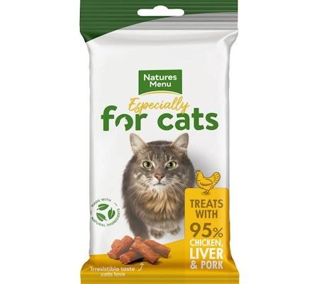 Natures Menu snacks katt kylling og lever 60g