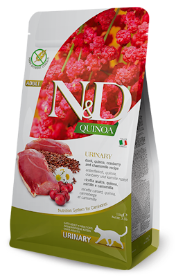N&D Quinoa Cat Urinary, Duck & Cranberry Adult 1,5 Kg. Farmina