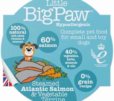LBP Steamed Atlantic Salmon & Vegetable 85g Little Big Paw