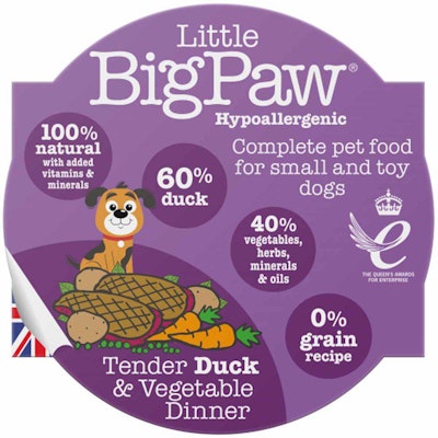 LBP Tender Duck & Vegetable Dinner 85g Little Big Paw