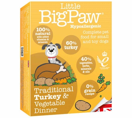 LBP Traditional Turkey & Vegetable Dinner 150g Little Big Paw