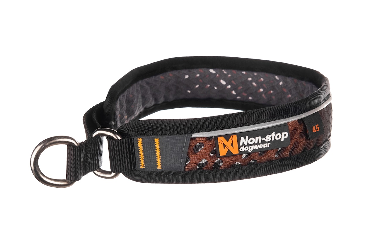 Non-Stop Rock Collar 2.0, Black/Orange, XL