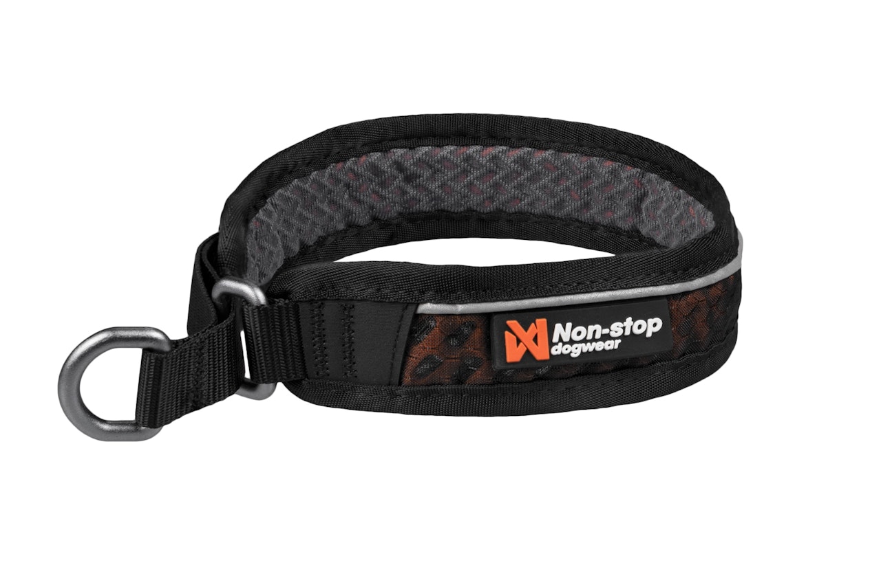 Non-Stop Rock Collar 3.0, Black/Orange, XL