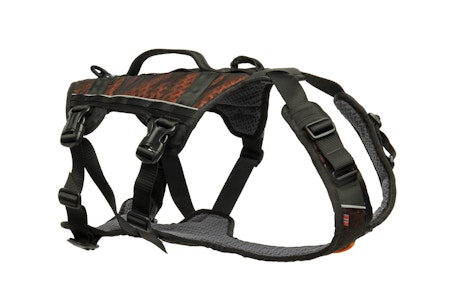 Non-Stop Rock Harness Long, Black/Orange, S