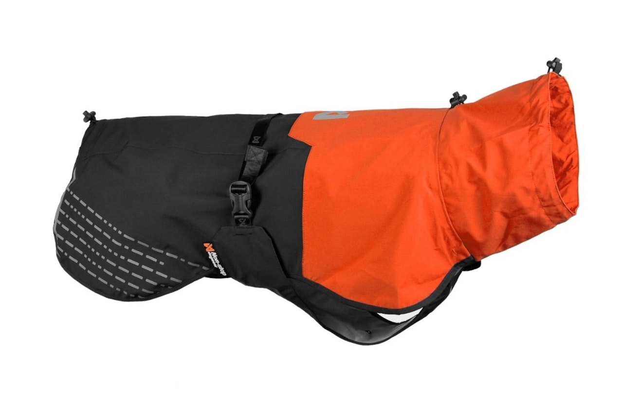 Non-Stop Fjord Raincoat, Black/Orange, 33