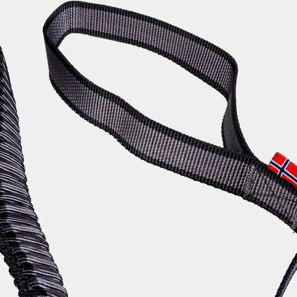Non-Stop Touring Bungee Leash, Black/Grey, 3.8M/23Mm