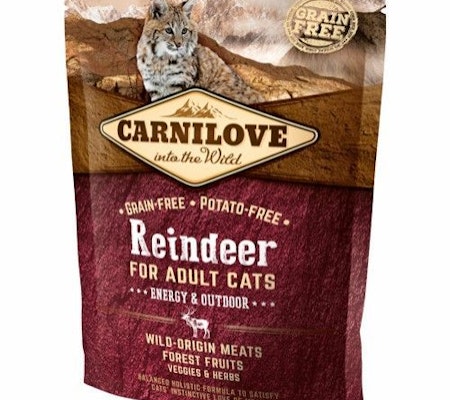 Carnilove Reindeer For Adult Cats – Energy Og Outdoor 400 G