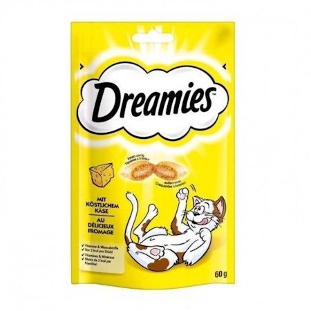 Dreamies Kattgodis Ost 60Gr