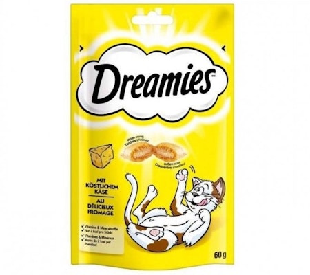 Dreamies Kattgodis Ost 60Gr