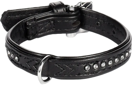 Halsbånd padded Monte Carlo blackXL | 41-44cm x 22mm