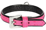 Halsbånd padded Monte Carlo pink L, XL | 34-39cm x 22mm x 2mm