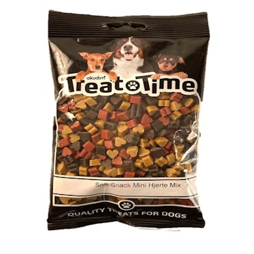 Treat-time Soft-snack Mini Hjerte Mix 200g