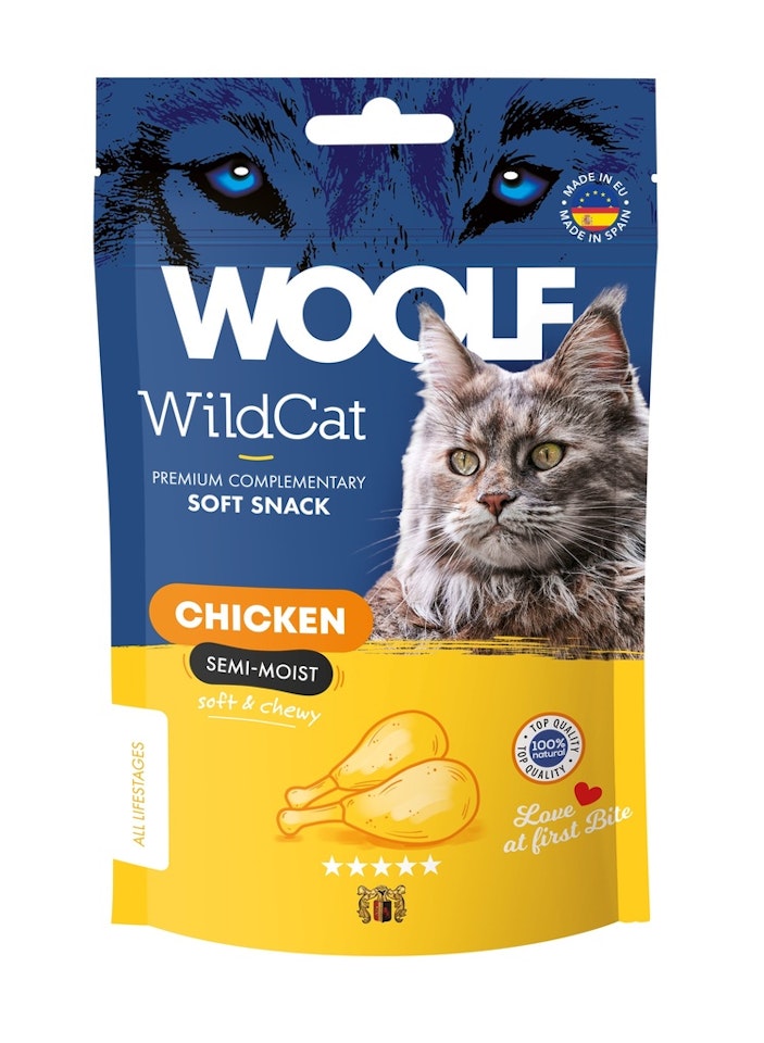 Woolf Wildcat Snacks Chicken 50g