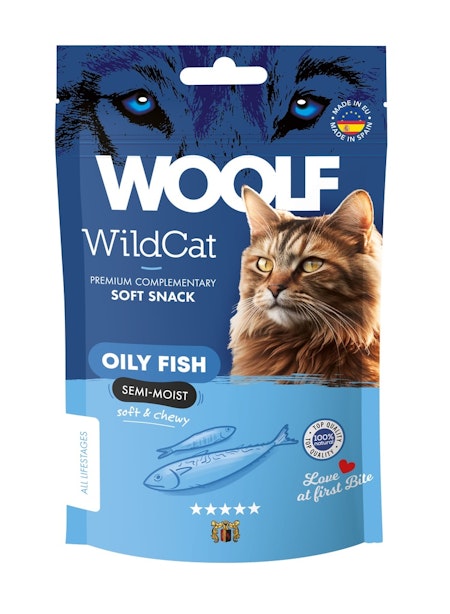 Woolf Wildcat Snacks Macrerel 50g