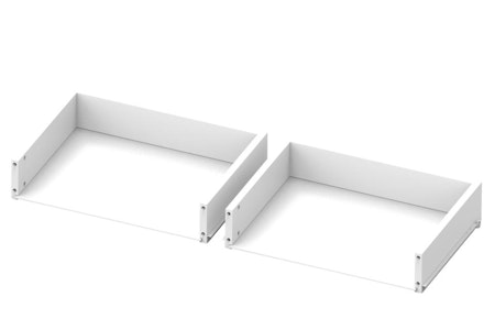 Akvastabil Element skuffesett til 100cm. møbel hvit