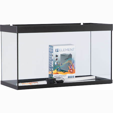 Akvastabil Element akvarium 80X40X48 cm. 144l. Sort