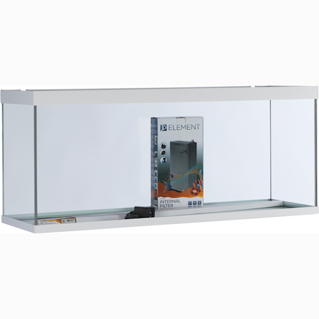 Akvastabil Element akvarium 120X40X53 cm. 240L. Hvit