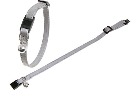 Halsband reflex 30cm Sikerhetsspenne & Bjelle