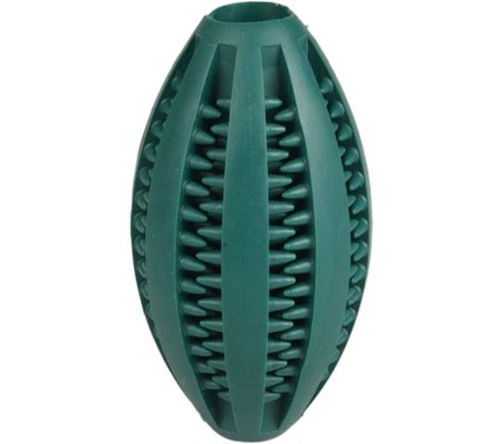 Rubber rugbyball med mint.11,5cm ¯6,5cm