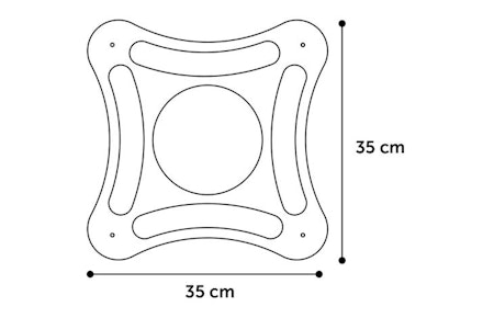 Kloreleke til katt"Densi Square" med ball