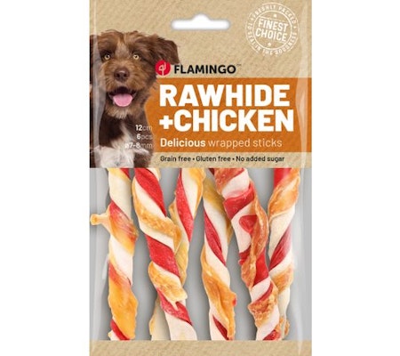 Hundesnack R'hide stick mix kylling 12cm/70gr