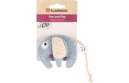 Katteleke "Blaro" elefant blå