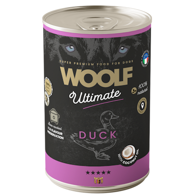 Woolf boksemat til hund and med kokos olje 400gr