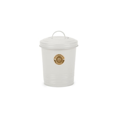Scruffs Cantina 2L Steel Storage Pet Treat Canister 16x14cm light grey