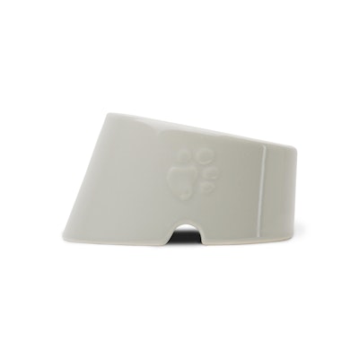 Scruffs Icon Flat Faced Pet Bowl - 18 x 15 x 10,5 cm lys grå