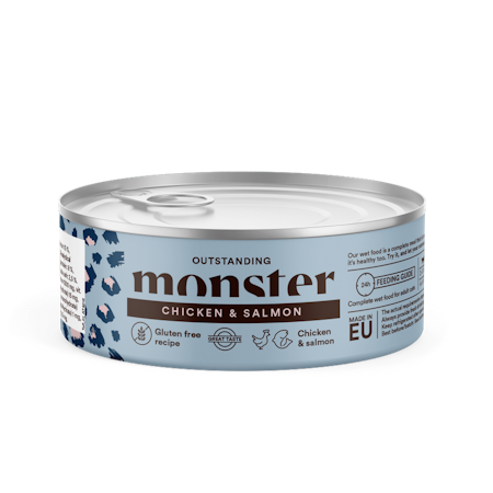 Monster Cat Adult Multi Protein Chicken & Salmon 100 g