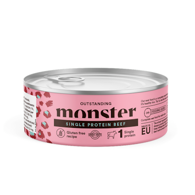 Monster Cat Adult Single Beef Can 100 g